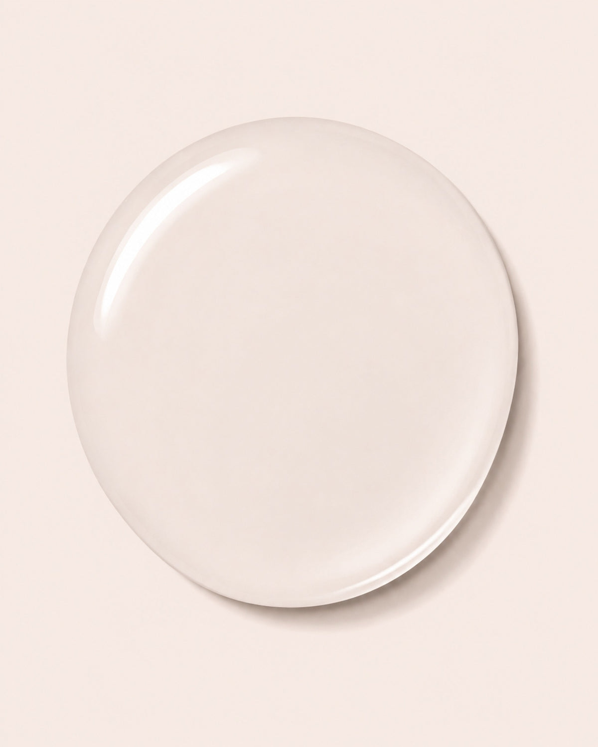 Round white nail polish cap