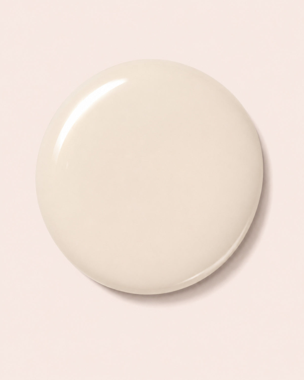 Nail polish bottle cap, glossy off-white