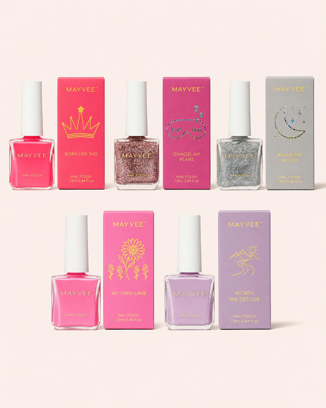 Quite the Entrance — Bright Nail Polish Set